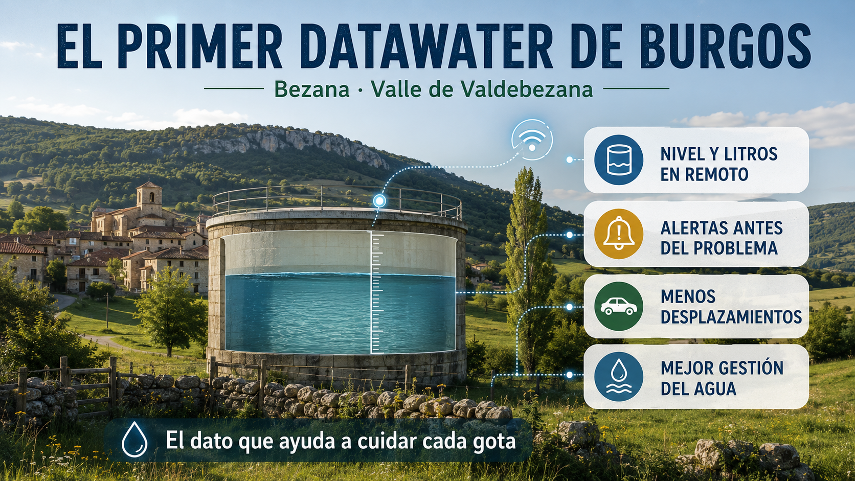 Bezana. El primer DataWater de Burgos